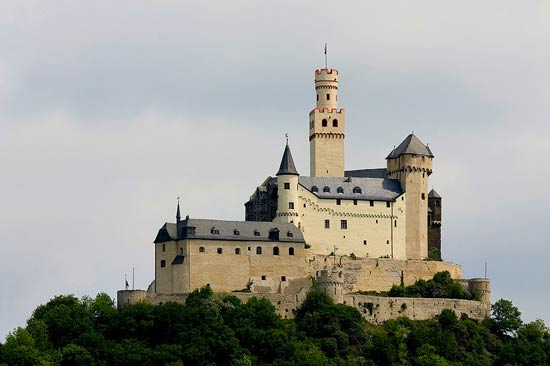 Le château fort Marksburg