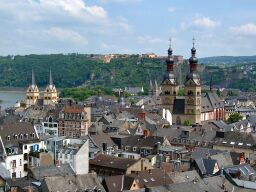 De oude stad van Koblenz